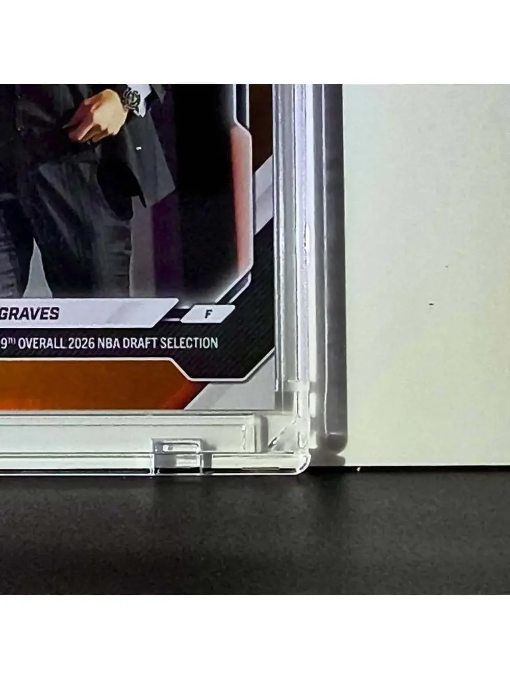Allen Graves Rookie 2026-27 Topps NBA Draft #AGRA Orange Foil 21/25 Card Raptors